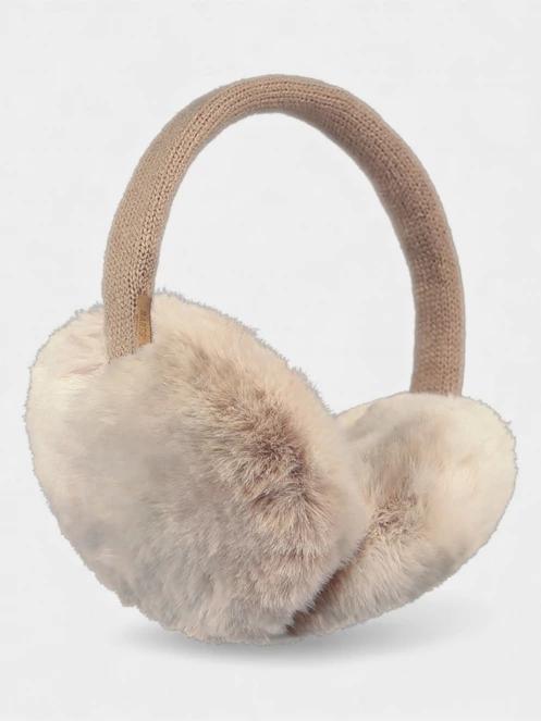 Barts Fur Earmuffs női fülvédő homok színben 2
