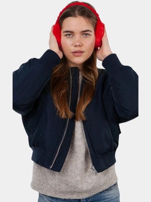Barts Plush Earmuffs női fülvédő piros színben 3