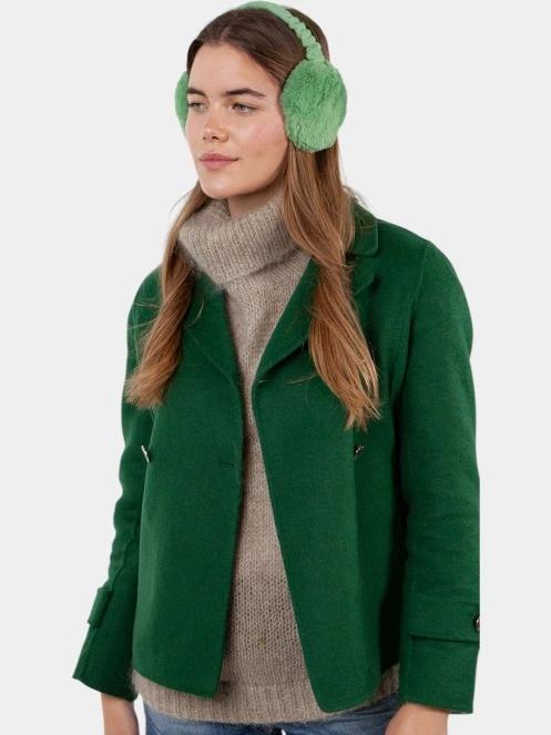Barts Plush Earmuffs női fülvédő zöld színben 3