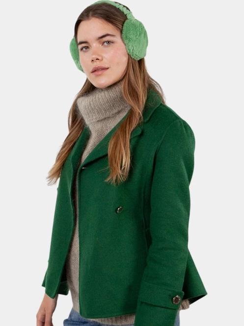 Barts Plush Earmuffs női fülvédő zöld színben 4