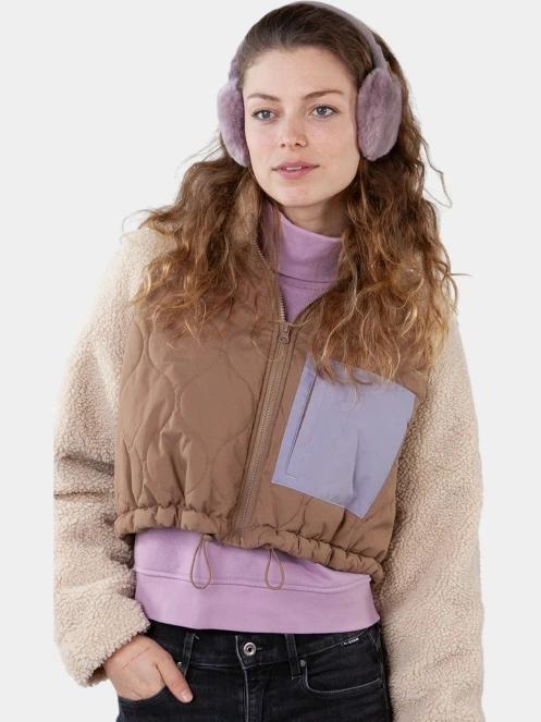 Barts Plush Earmuffs női fülvédő lila színben 3