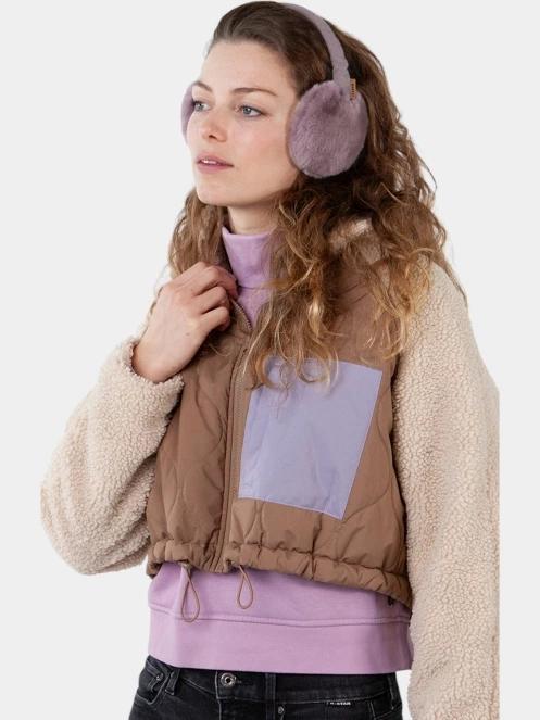Barts Plush Earmuffs női fülvédő lila színben 4