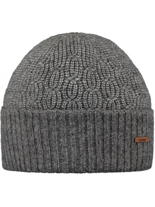 Barts Laticia Beanie női kötött sapka szürke színben 2