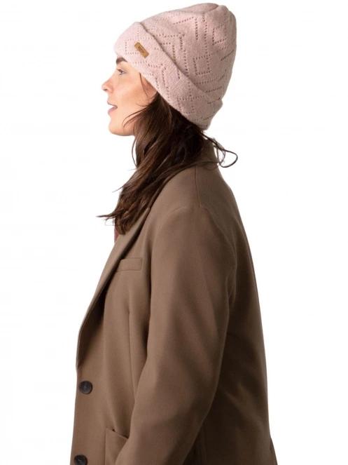 Barts Bridgey Beanie női kötött sapka rózsaszín színben 4