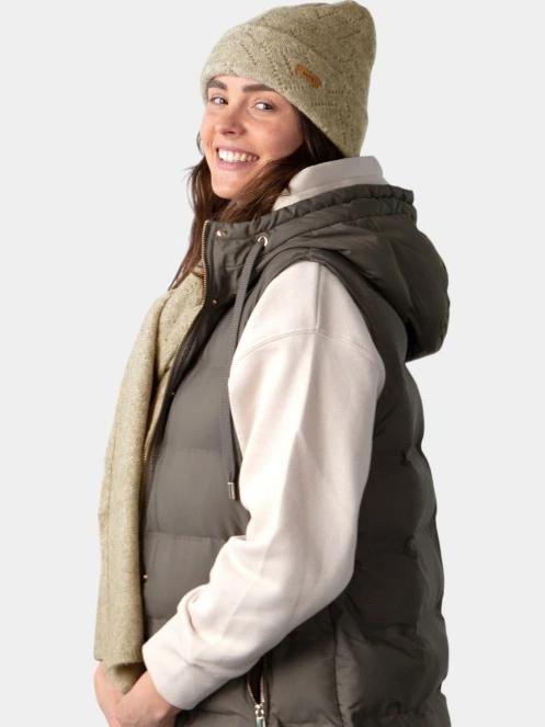 Barts Bridgey Beanie női sapka oliva színben 4