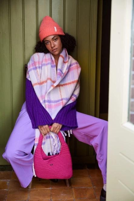 Barts Loriant Scarf női sál lila színben 5