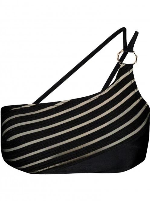 Barts Alira One Shoulder Top női bikini felső fekete színben 4