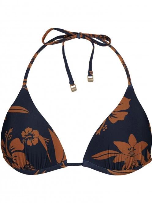 Barts Florence Triangle női bikini felső sötétkék színben 5
