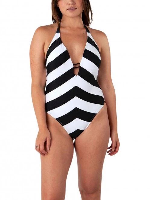 Barts Ellai Halter One Piece női fürdőruha fekete színben 2