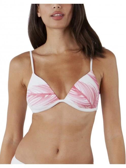 Barts Tasman Fixed Triangle női bikini felső fehér színben 2