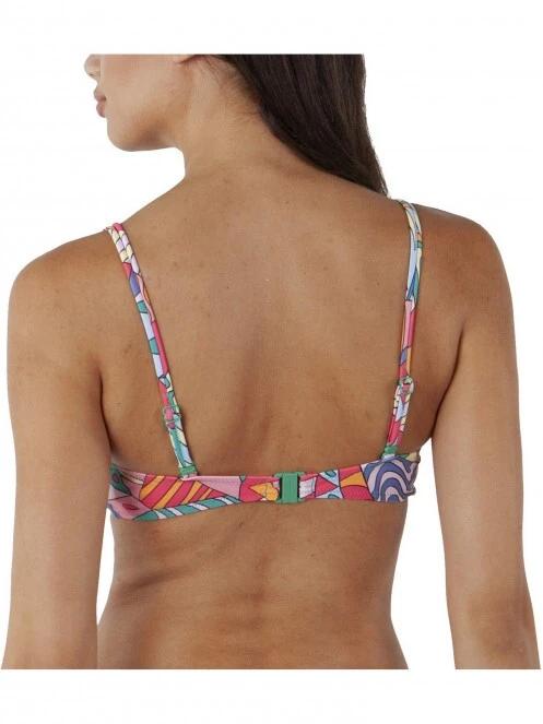 Barts Flinder Cross Back női bikini felső multikolor színben 4