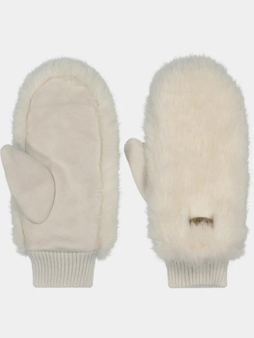 Barts Fur Mitts női kesztyű fehér színben 2
