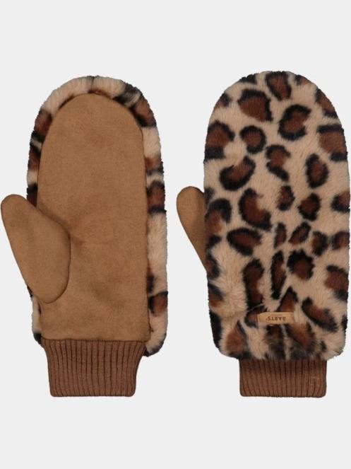 Barts Fur Mitts női kesztyű barna színben 2