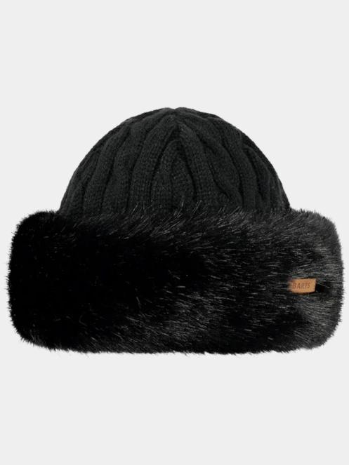 Barts Fur Cable Bandhat női fejpánt fekete színben 2