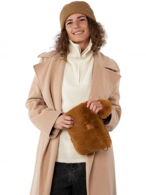 Barts Fennou Clutch női kézitáska barna színben 4