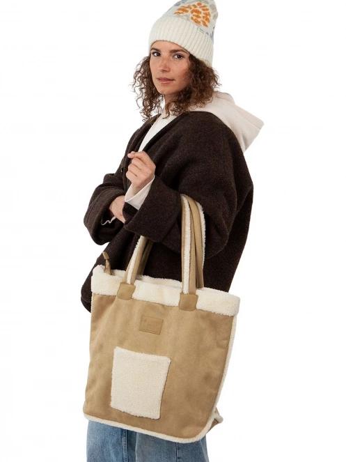 Barts Ucko Shopper női shopper táska barna színben 3