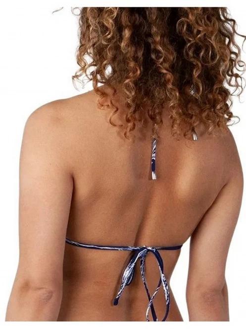 Barts Enele Triangle női bikini felső sötétkék színben 3