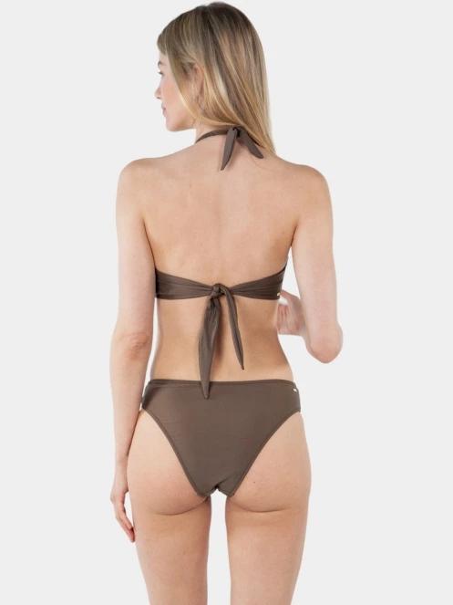 Barts Kelli Cross Halter női bikini felső barna színben 6