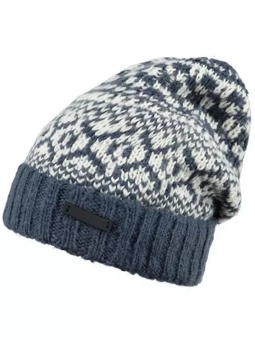Barts Piave Beanie női bojtos sapka kék színben 2