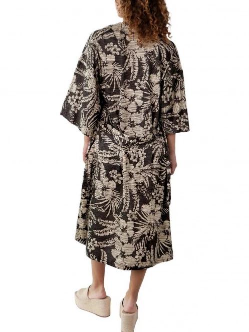 Barts Luciaga Kimono női strandruha fekete színben 3