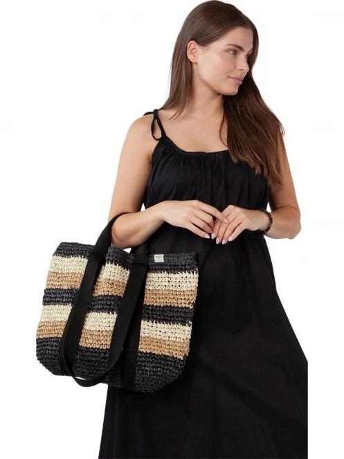 Barts Kaven Beachbag női strandtáska fekete színben 3