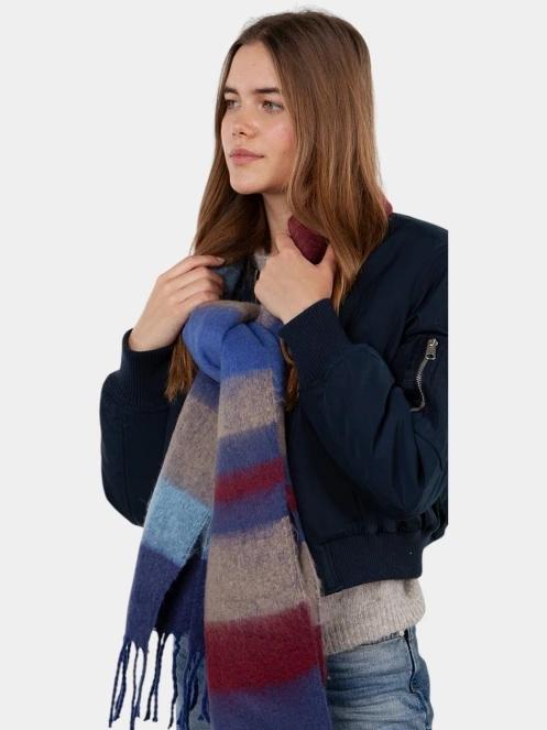 Barts Eluzabeth Scarf női sál sötétkék színben 3