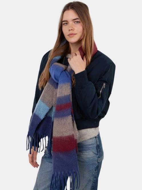 Barts Eluzabeth Scarf női sál sötétkék színben 4