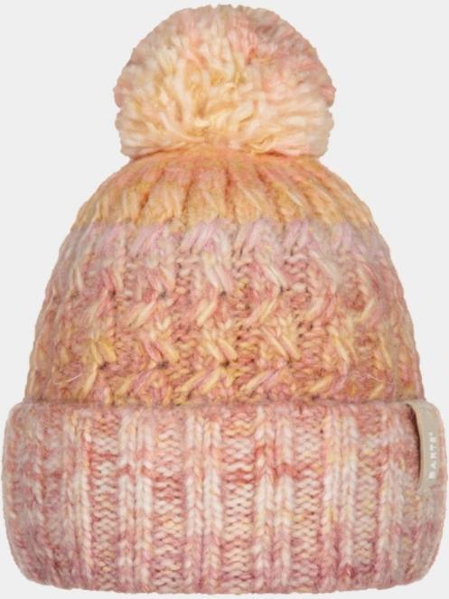 Barts Catbird Beanie női bojtos sapka rózsaszín színben 2