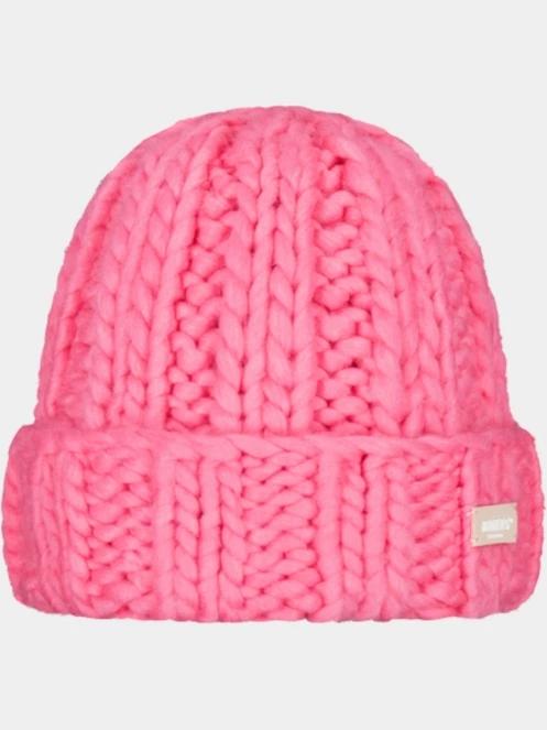 Barts Hermitta Beanie női kötött sapka rózsaszín színben 2