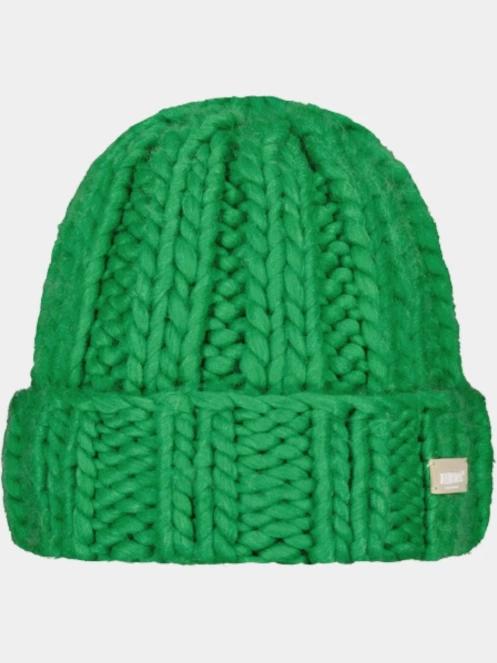Barts Hermitta Beanie női kötött sapka zöld színben 2