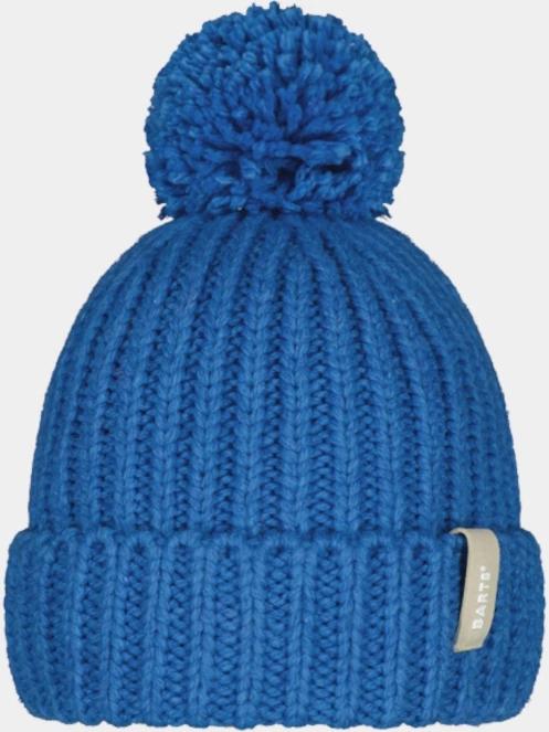 Barts Joansy Beanie női bojtos sapka kék színben 2