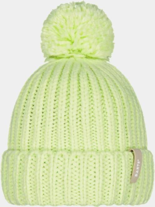 Barts Joansy Beanie női bojtos sapka zöld színben 2