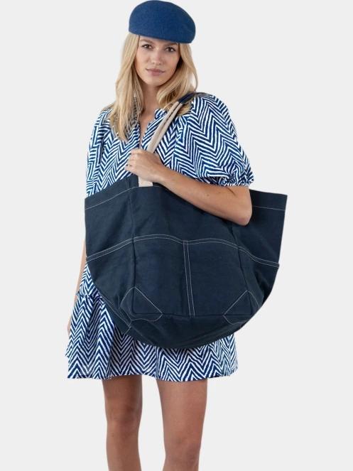 Barts Jondi Bag női shopper táska sötétkék színben 4