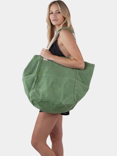 Barts Jondi Bag női shopper táska zöld színben 4
