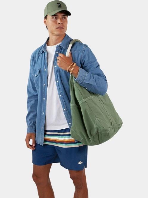 Barts Jondi Bag női shopper táska zöld színben 5