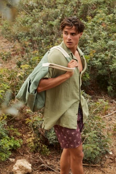 Barts Jondi Bag női shopper táska zöld színben 6