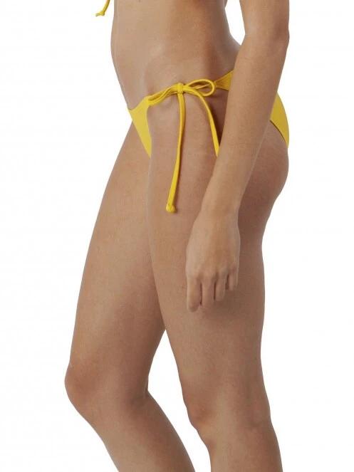 Barts Isla Tanga női bikini alsó sárga színben 3