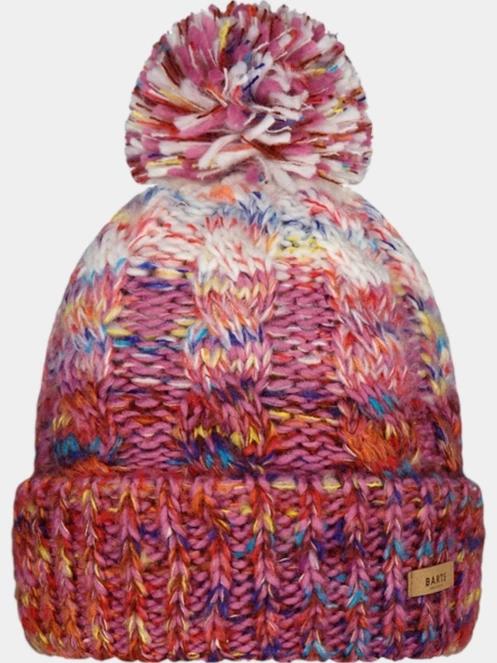Barts Iska Beanie női bojtos sapka piros színben 2