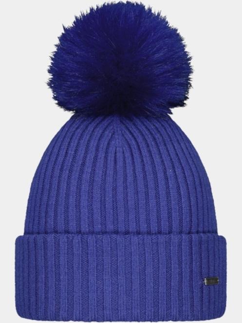 Barts Kenzie Beanie női bojtos sapka kék színben 2