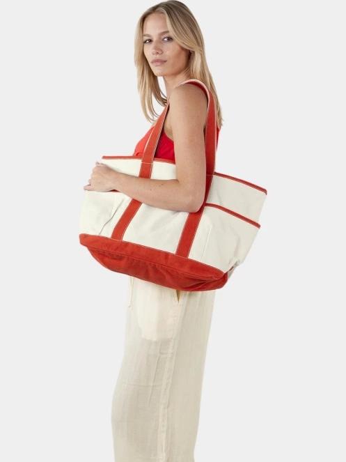 Barts Shaey Beachbag női strandtáska fehér színben 4