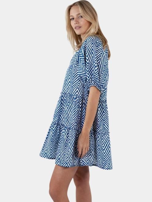 Barts Adeliu Dress női strandruha kék színben 4