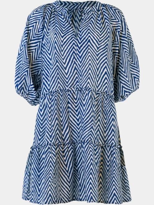 Barts Adeliu Dress női strandruha kék színben 5
