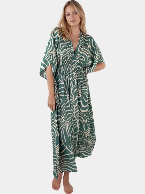 Barts Carmancu Dress női maxiruha zöld színben 2