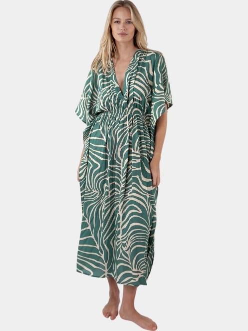 Barts Carmancu Dress női maxiruha zöld színben 3