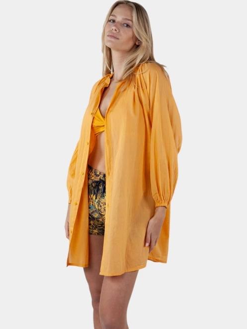 Barts Cuhra Dress női strandruha sárga színben 3