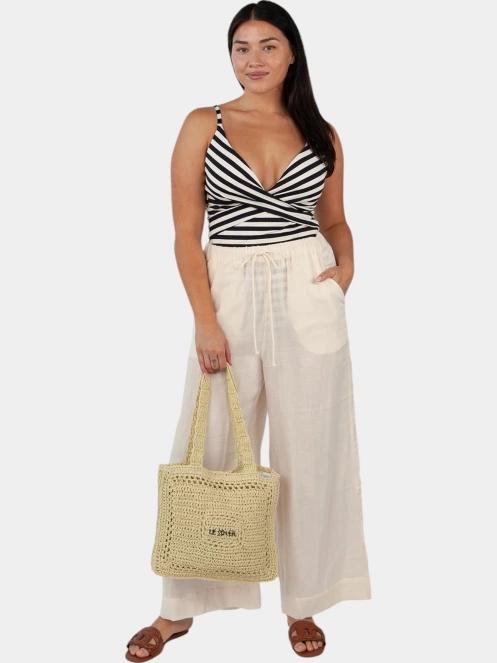 Barts Wollam Pants női strand nadrág homok színben 2