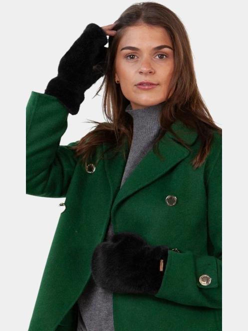 Barts Britamu Fingerless Gloves női kesztyű fekete színben 4