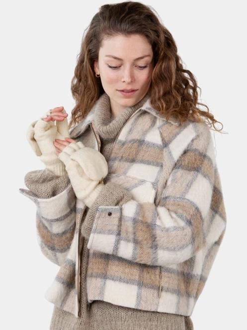 Barts Kirinda Bumgloves női kesztyű homok színben 3