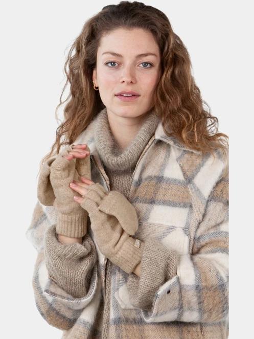 Barts Kirinda Bumgloves női kesztyű barna színben 4