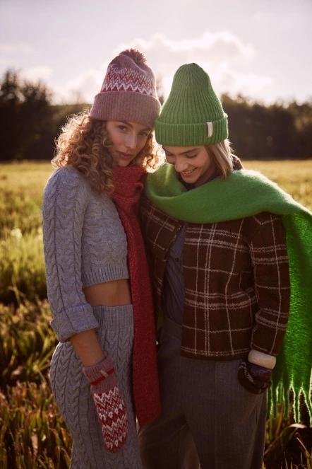 Barts Fyone Scarf női sál zöld színben 5